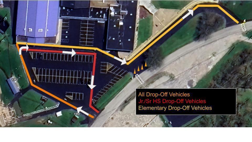 Student Drop Off Map