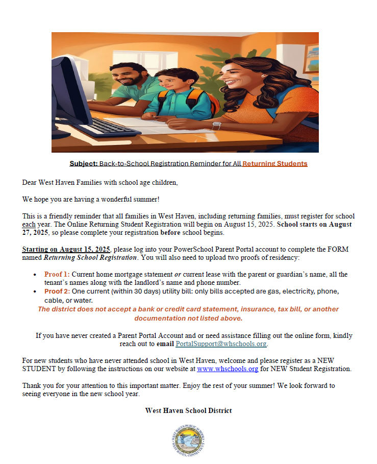 2025/2026 Returning Student Registration Form 