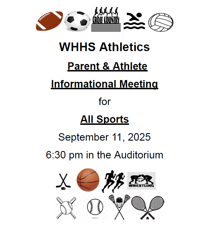 WHHS Athletics Meeting
