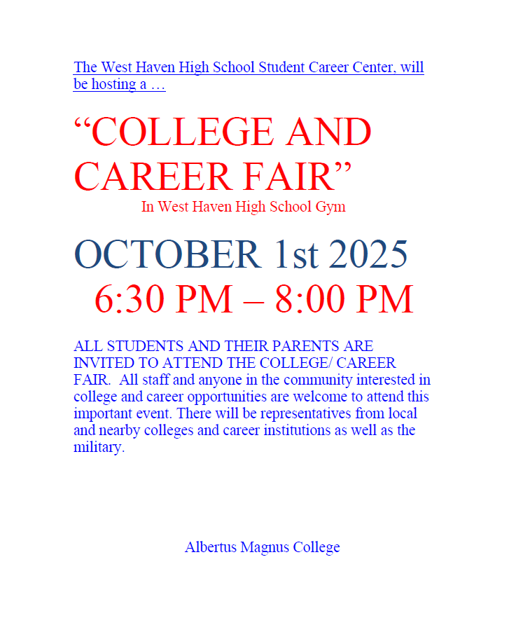 Collrgr & Career Fair Flyer