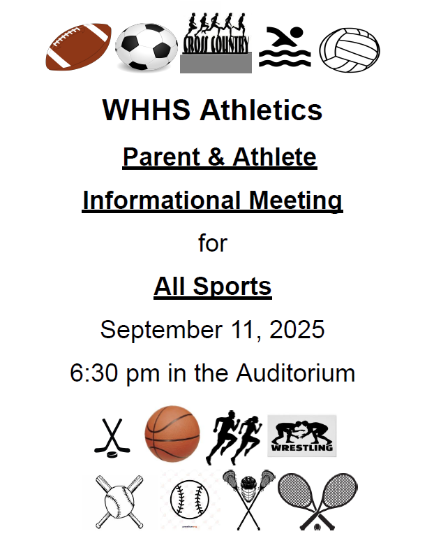 WHHS Athletics Meeting