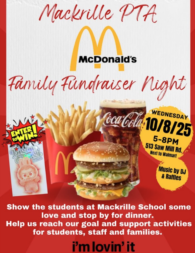 Fundraiser flyer for 10/8/25