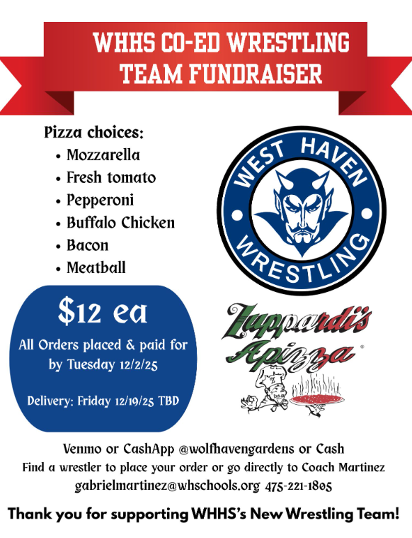Wrestling fundraiser flyer