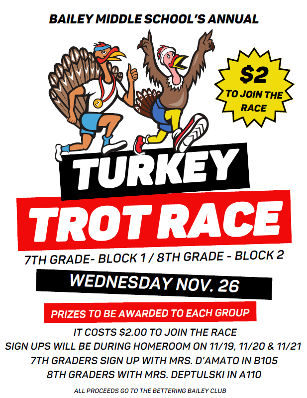 Turkey Trot Race Flyer