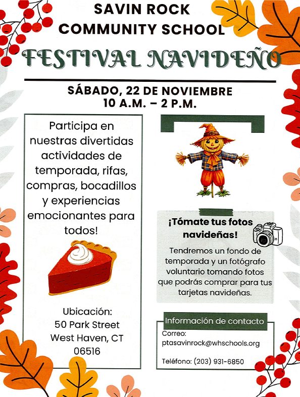 Holiday Festival Flyer