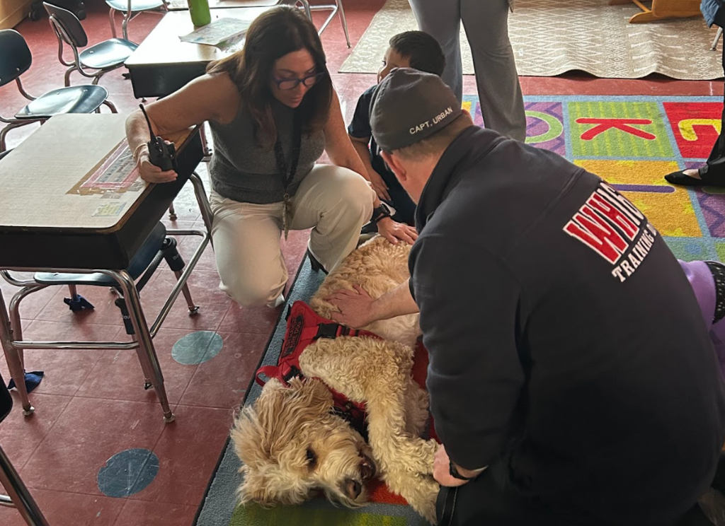 Holiday visit to school