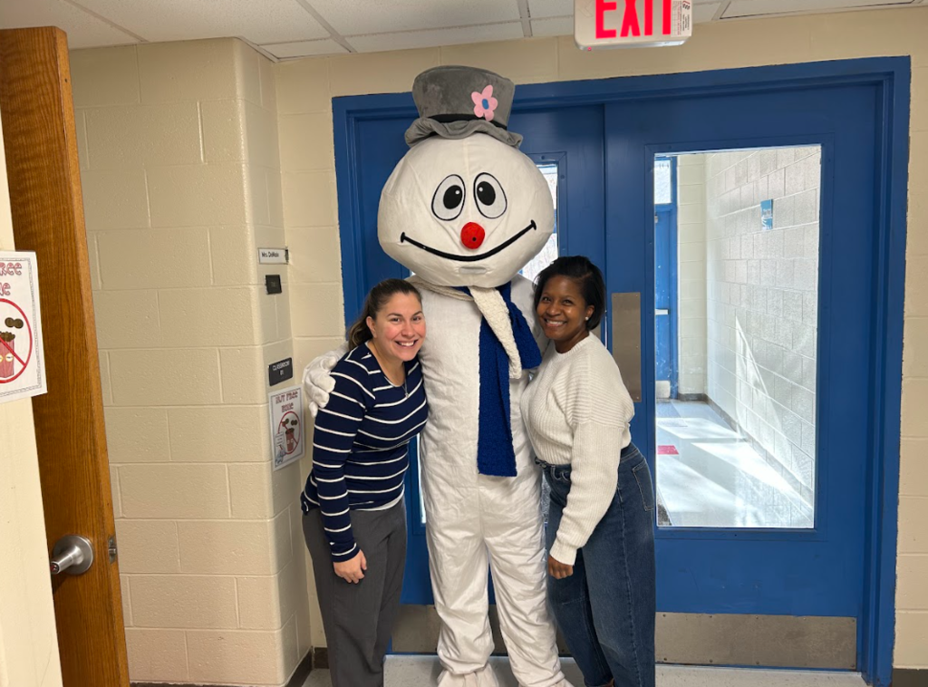 Holiday visit to school