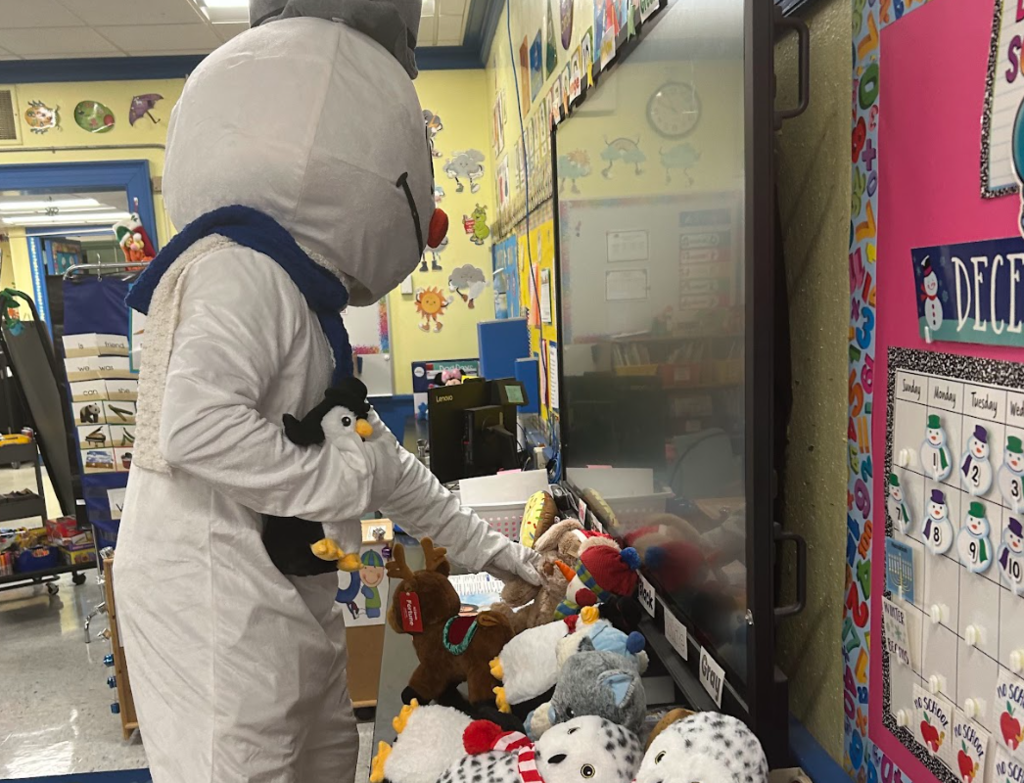 Holiday visit to school