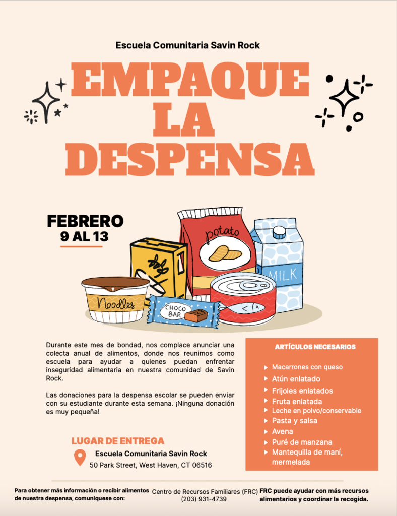 Pack the Pantry Spanish