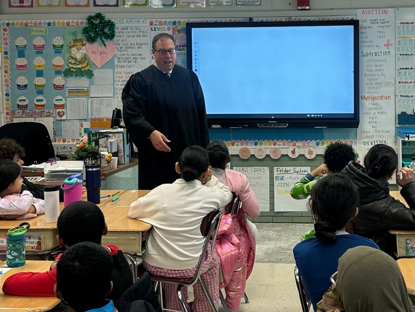 Guest Readers visiting school