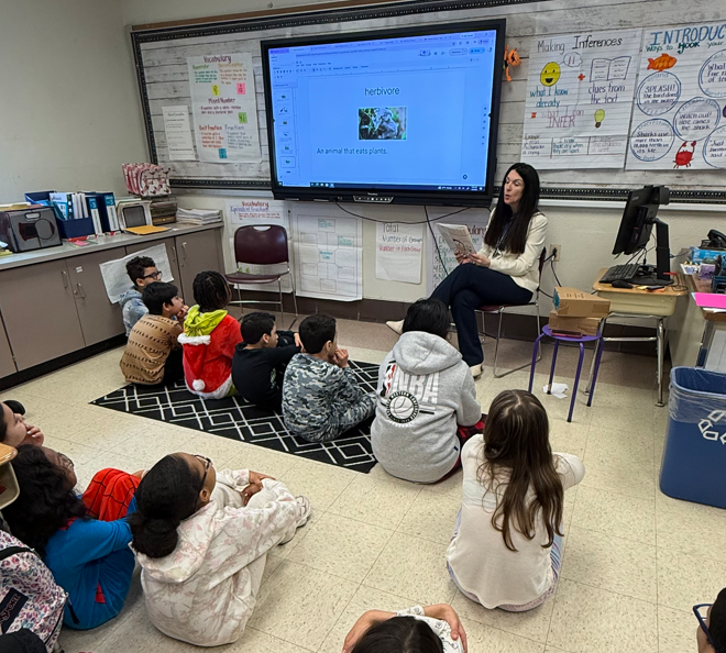 Guest Readers visiting school