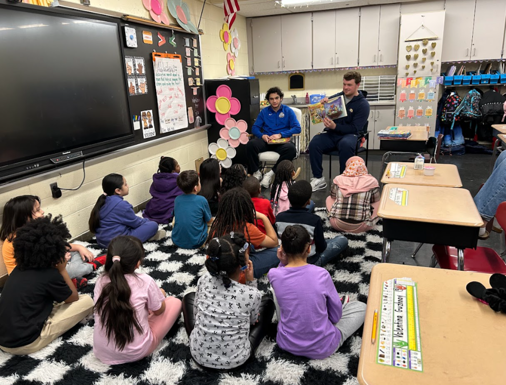 Guest Readers visiting school