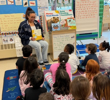 Guest Readers visiting school