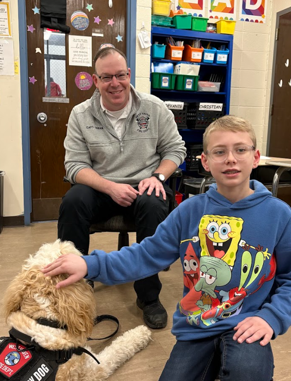 Danny the dog visit to carrigan