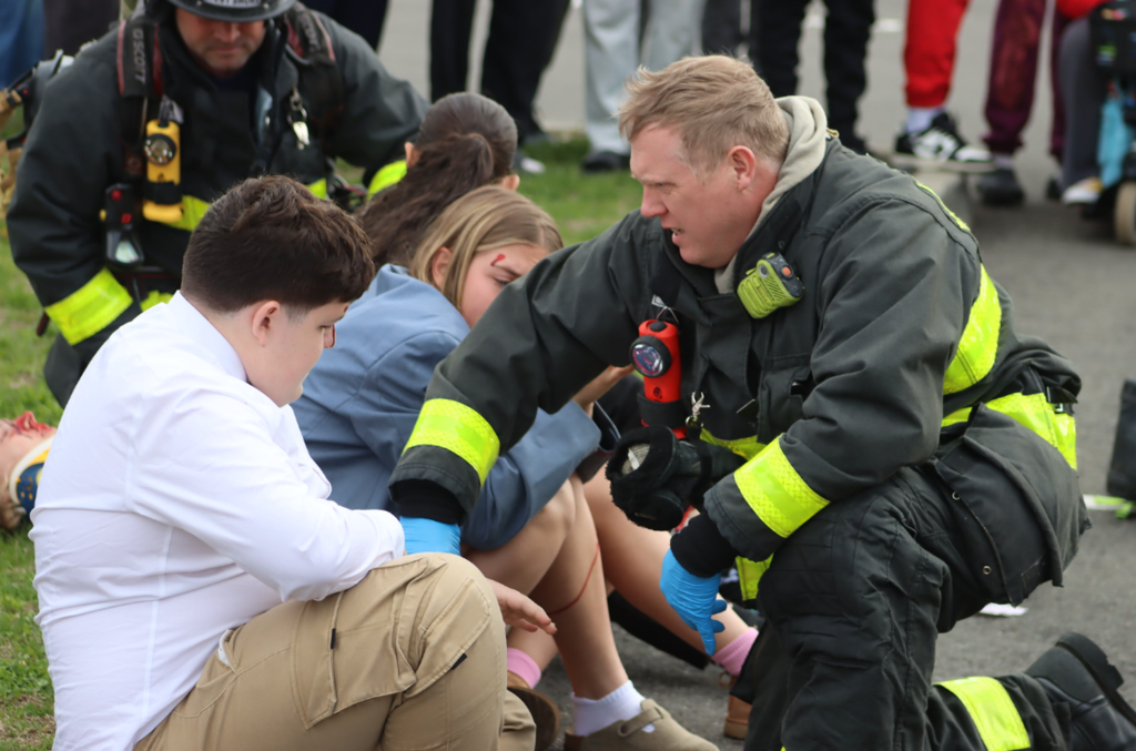 SADD Mock Car Crash Event