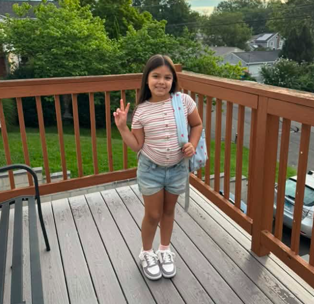 Students on First Day of School