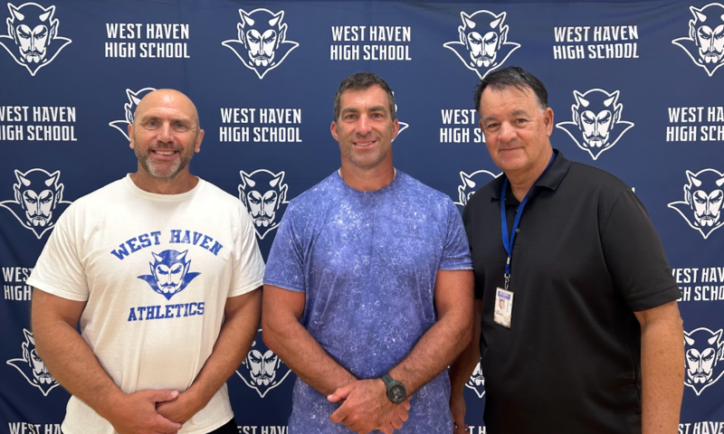 Coach Unger with Athletic Directors