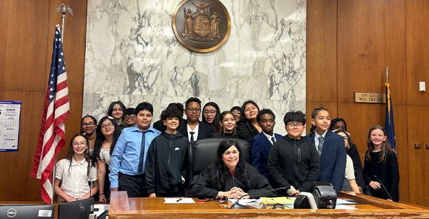 Two of West Hempstead’s Mock Trial teams earn courtroom victories 