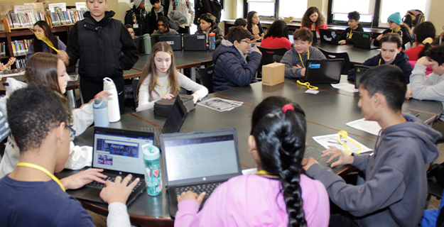 West Hempstead Secondary School held its annual Game Jam as part of the Games for Change (G4C) Student Challenge.