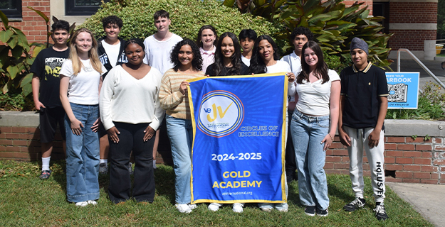 West Hempstead Secondary School’s Virtual Enterprise Junior Ventures firm, “True Bliss,” achieved Gold for their overall program performance during the 2024-2025 school year. 