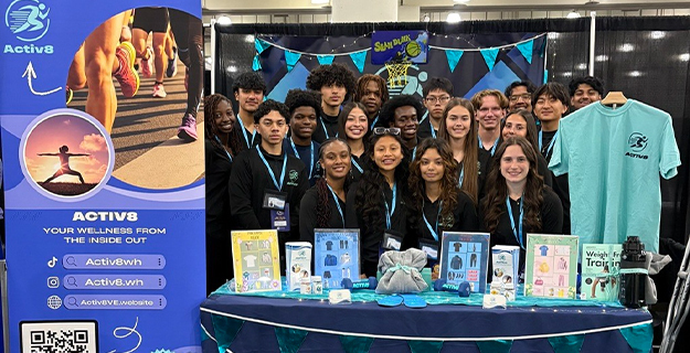  West Hempstead Secondary School’s Virtual Enterprise student-run firms recently participated in the annual Youth Business Summit