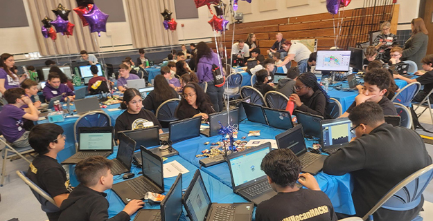 West Hempstead Secondary School’s Ram Bytes team earned third place during a recent regional hackathon held at Hauppauge Middle School. 