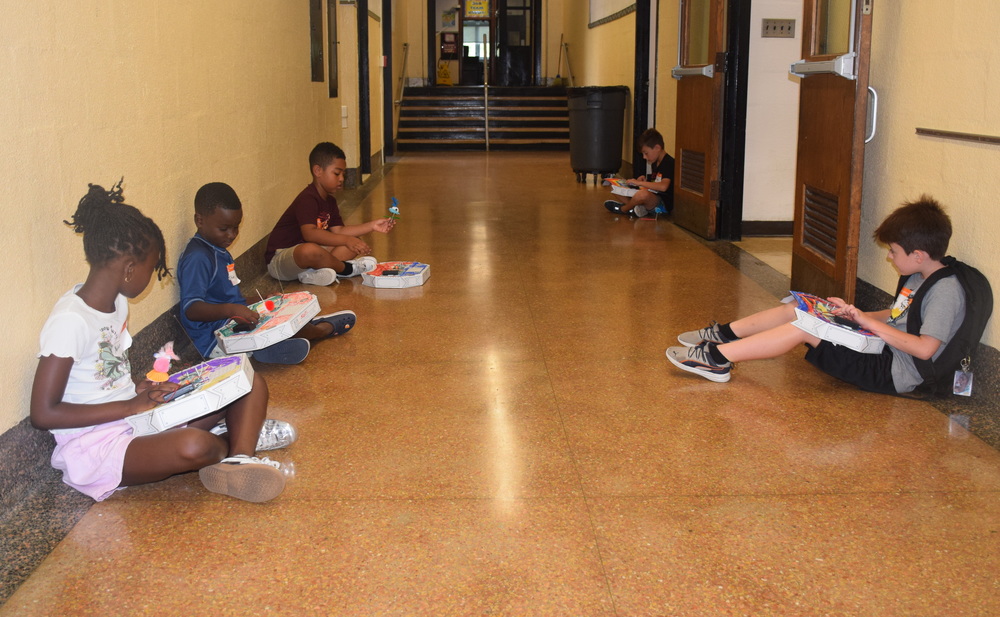 students in classroom