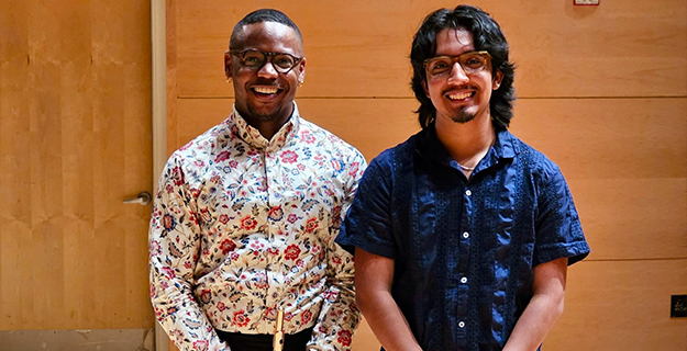 West Hempstead Secondary School senior meets Grammy-winning flutist 