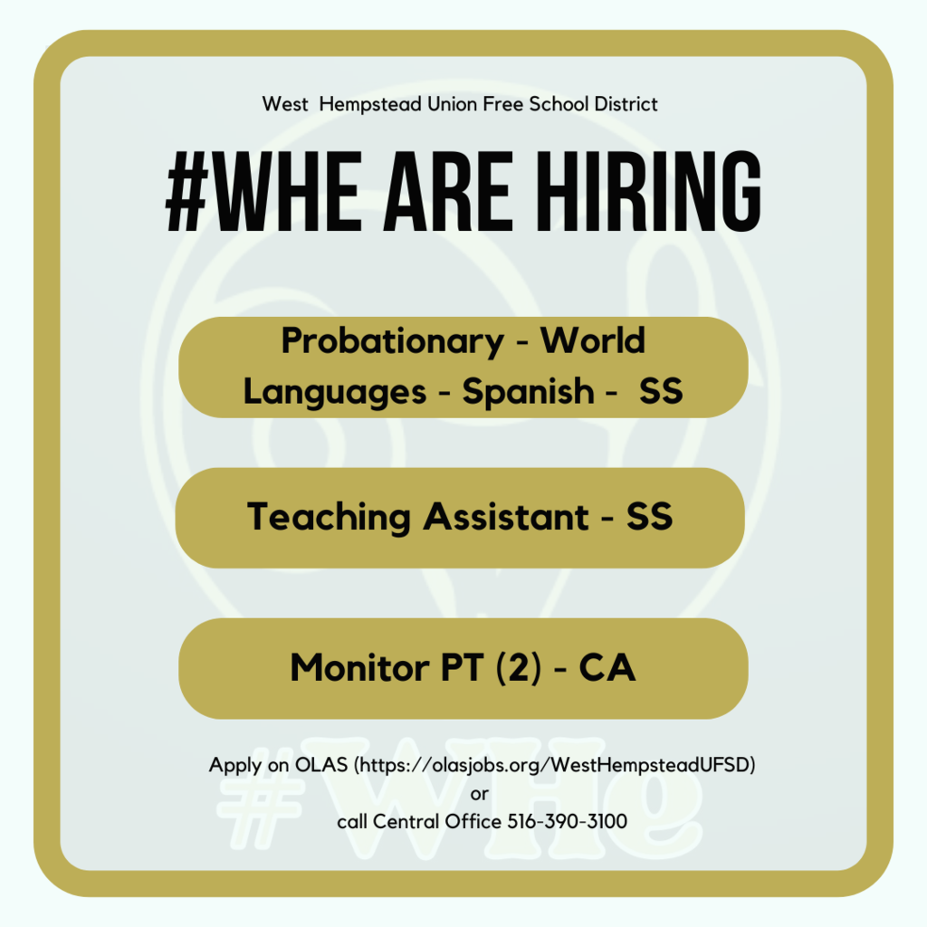 WHe are hiring