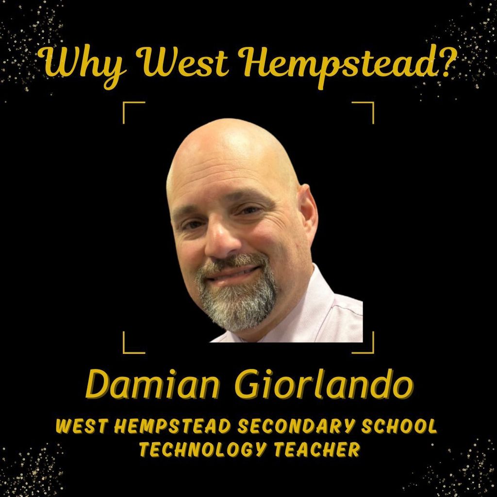 Photo of Damian Giorlando, West Hempstead Secondary School Technology Teacher
