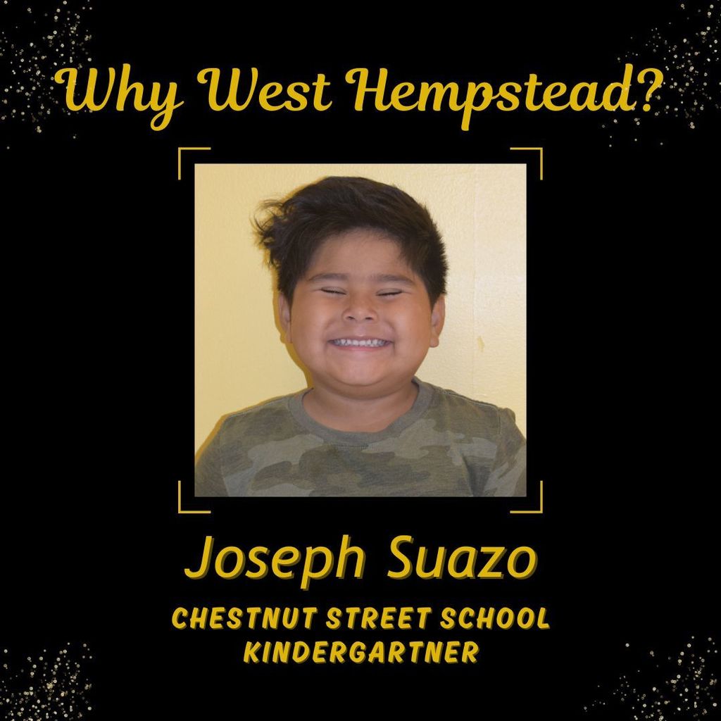 Photo of Joseph Suazo, Chestnut Street School kindergartner