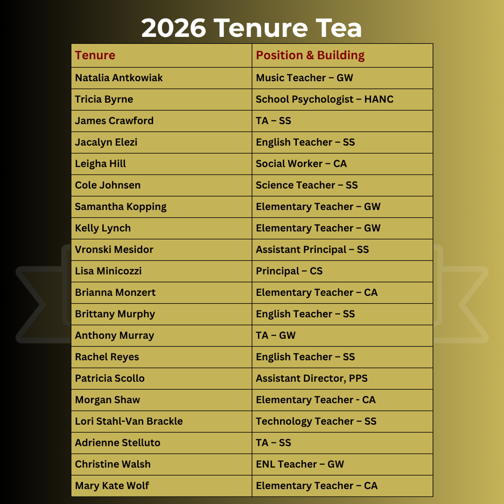 Tenure Tea