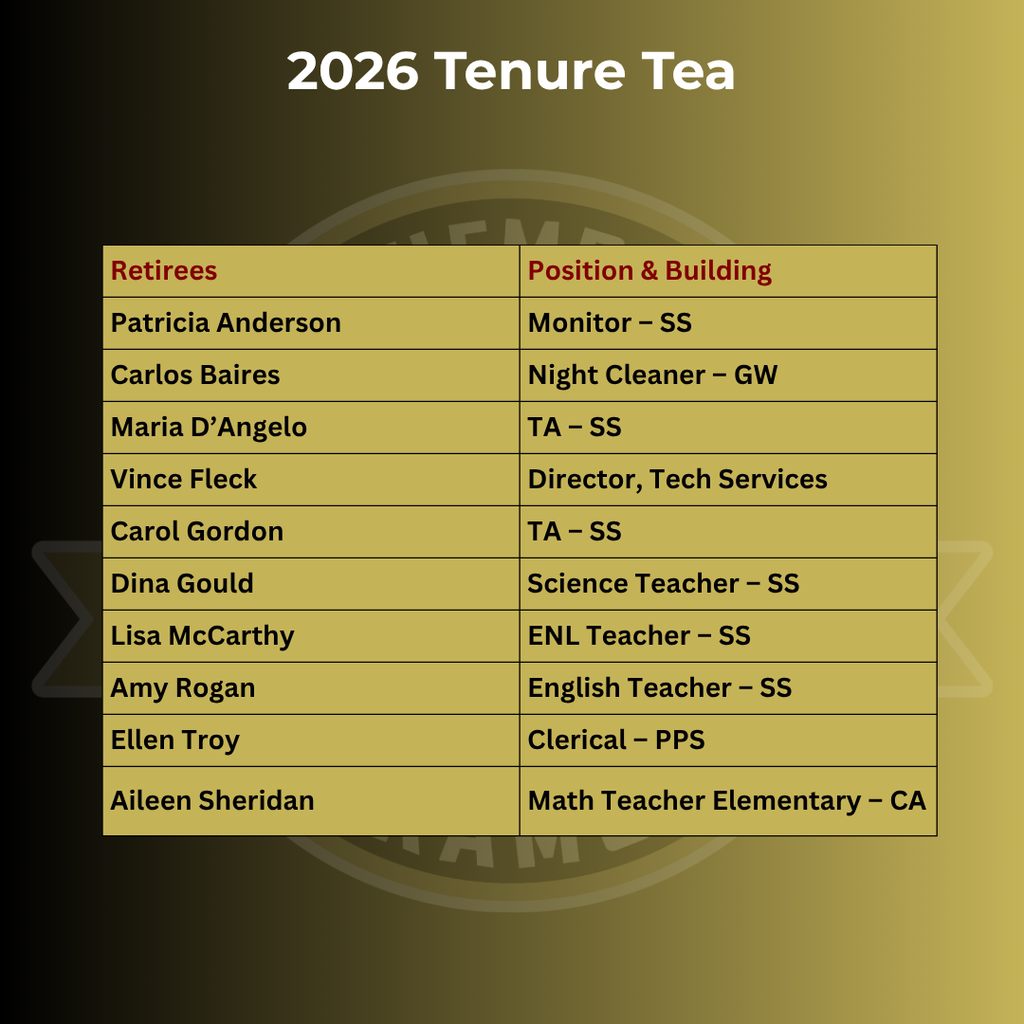 Tenure Tea