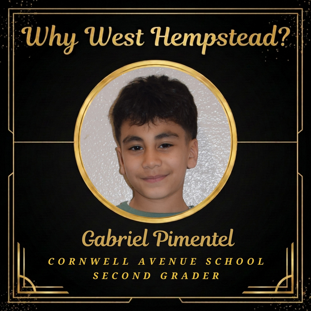 Photo of Gabriel Pimentel, second grader at Cornwell Avenue School.
