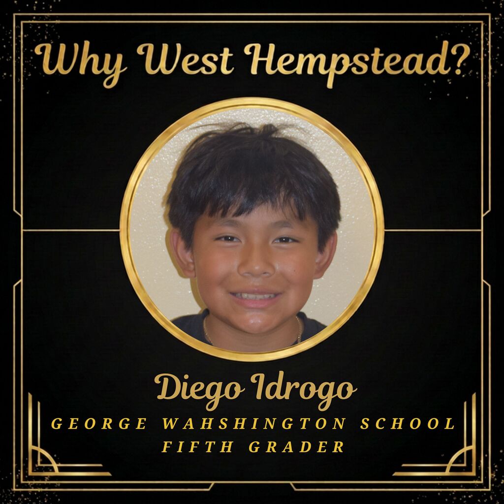 Photo of Diego Idrogo, George Washington School Fifth Grader