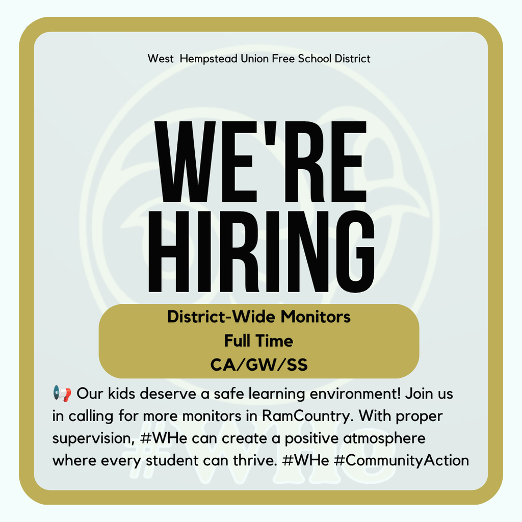 We are hiring!