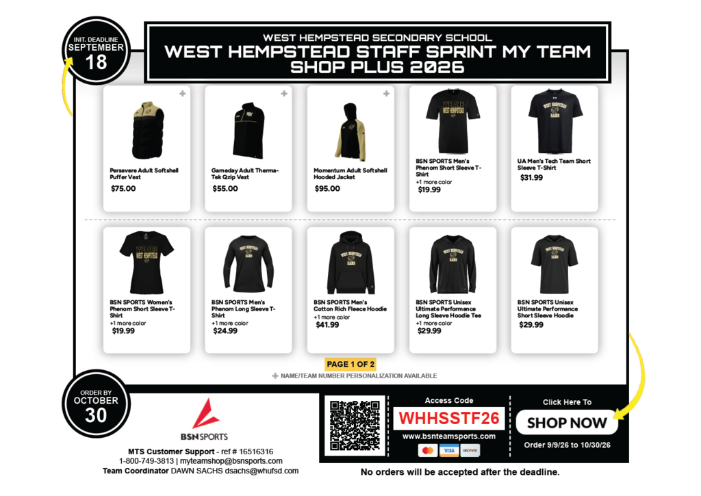 Team Store!