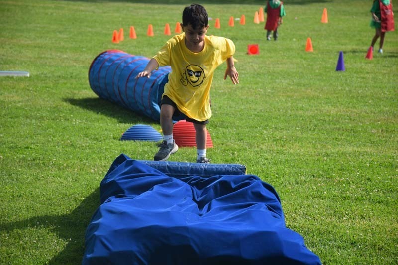 Chestnut Street School kindergartners participated in a variety of outdoor games and activities during the school's annual Field Day on June 10. 