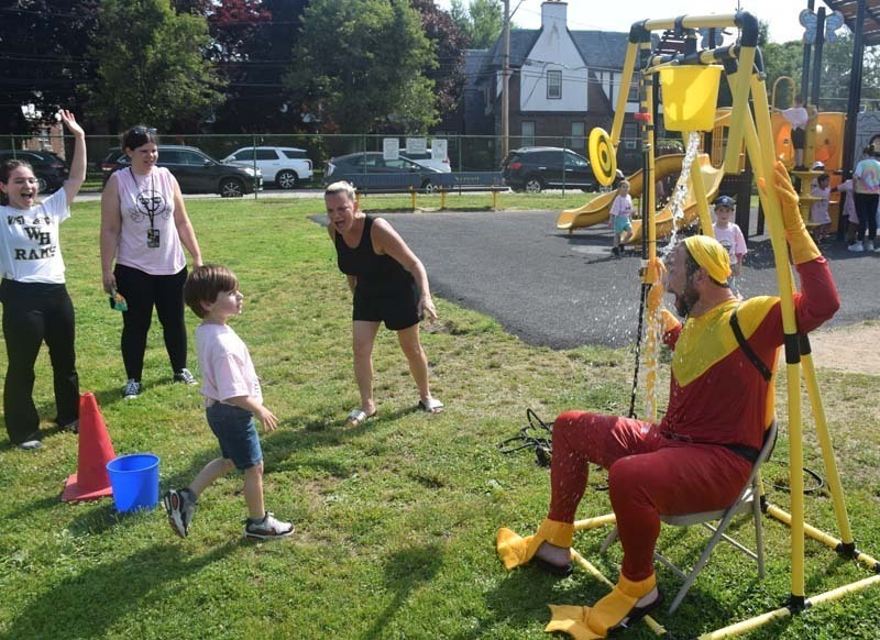Chestnut Street School kindergartners participated in a variety of outdoor games and activities during the school's annual Field Day on June 10. 