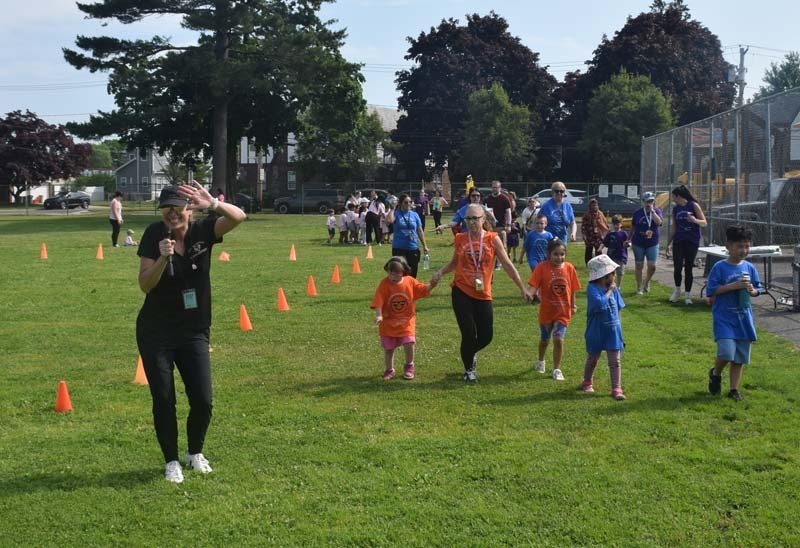 Chestnut Street School kindergartners participated in a variety of outdoor games and activities during the school's annual Field Day on June 10. 