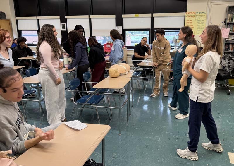 West Hempstead Secondary School welcomed more than 40 professionals to its annual Career Day Expo on Oct. 16.