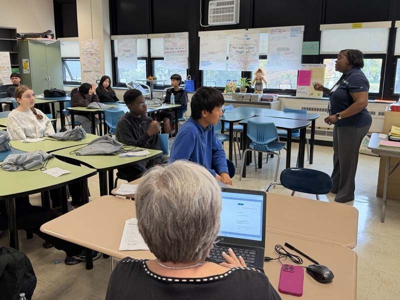 West Hempstead Secondary School welcomed more than 40 professionals to its annual Career Day Expo on Oct. 16.