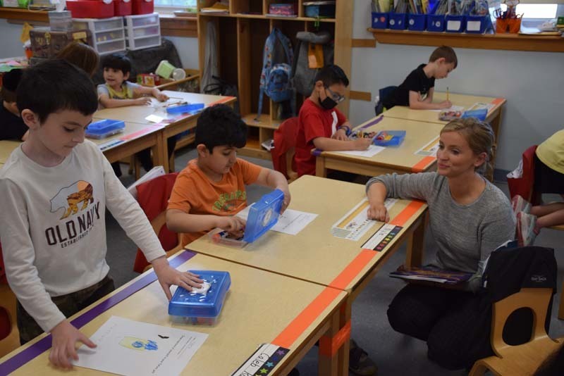 Kindergartners at Chestnut Street SchoolKindergartners at Chestnut Street School