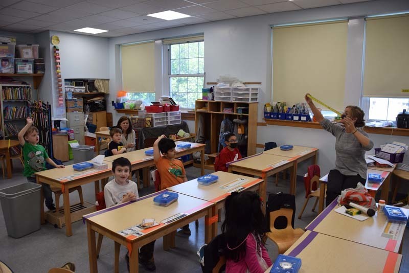 Kindergartners at Chestnut Street School