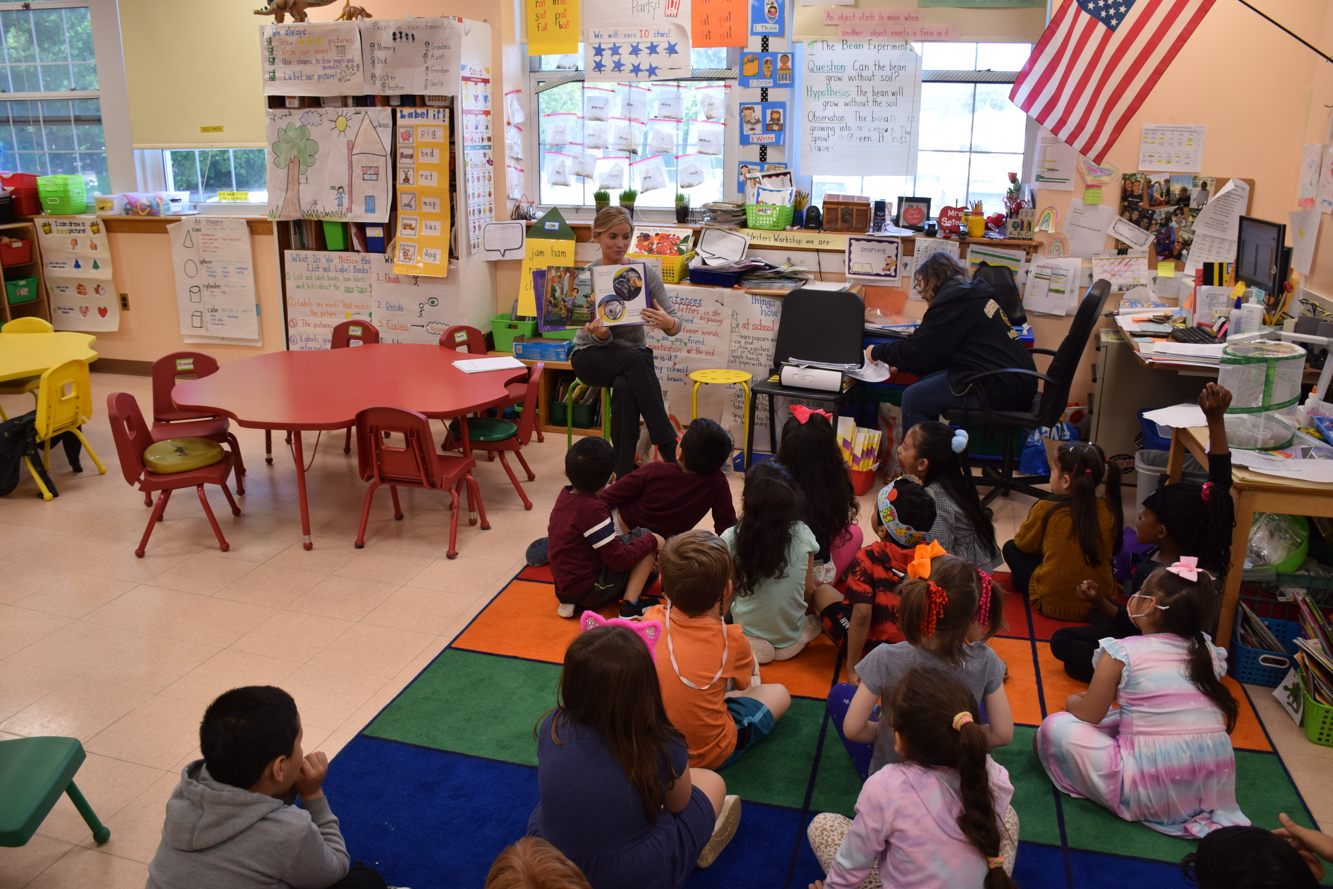 Kindergartners at Chestnut Street School