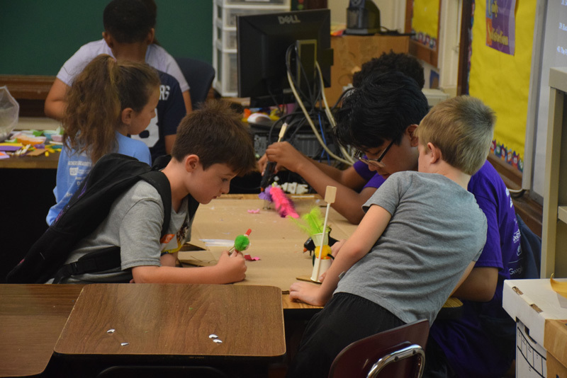 students in classroom