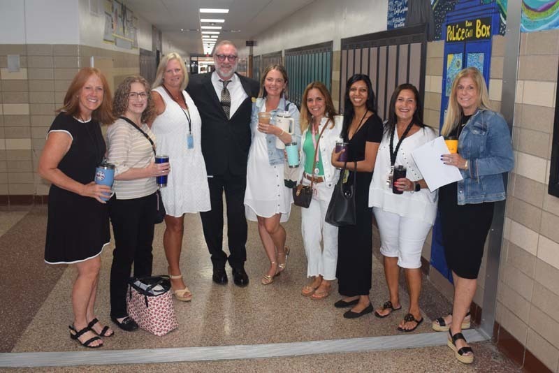 Members of the board of education, administrators, teachers and staff in the West Hempstead School District gathered at West Hempstead Secondary School for the annual Superintendent’s Conference Day on Aug. 27.