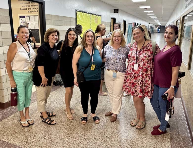 Members of the board of education, administrators, teachers and staff in the West Hempstead School District gathered at West Hempstead Secondary School for the annual Superintendent’s Conference Day on Aug. 27.