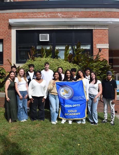  West Hempstead Secondary School’s Virtual Enterprise Junior Ventures firm, “True Bliss,” achieved Gold for their overall program performance during the 2024-2025 school year. 