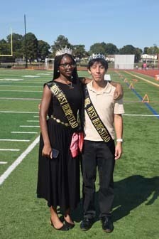 Fredi Castro and Ije Kalu were crowned as Mr. and Mrs. West Hempstead. 